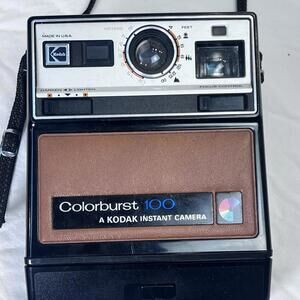 Kodak Colorburst 100 Instant Camera Adjustable Focus  Clean Untested